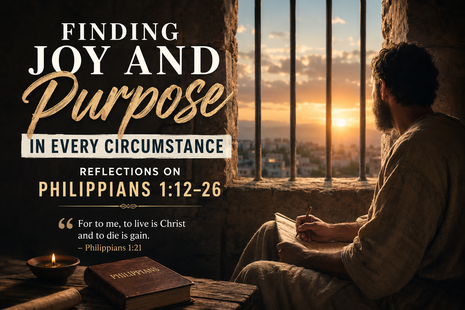 Finding Joy and Purpose in Every Circumstance: Reflections on Philippians 1:12–26